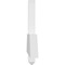 Ekena Millwork Eugene Architectural Grade PVC Gable Bracket, 96"W x 16"H x 2"D x 6"F, 4/12 Pitch GBP096X16X0206EUG00 - alternate 5